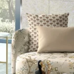 "Soft, durable upholstery fabric with classic patterns for a chic and comfortable seating experience."