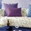"Modern geometric cushion fabric in bold, vibrant colors to brighten your home décor."