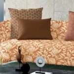 "Modern geometric cushion fabric in bold, vibrant colors to brighten your home décor."