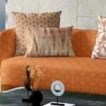 "Modern geometric cushion fabric in bold, vibrant colors to brighten your home décor."