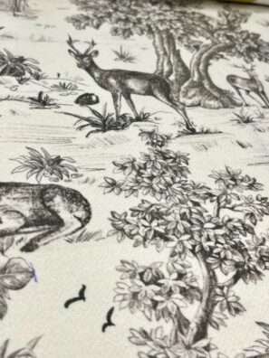 "Designer upholstery fabric with unique patterns to elevate the look of your furniture."