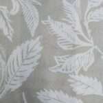 . "Stylish printed cushion fabric that complements both traditional and contemporary interior designs."