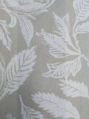. "Stylish printed cushion fabric that complements both traditional and contemporary interior designs."