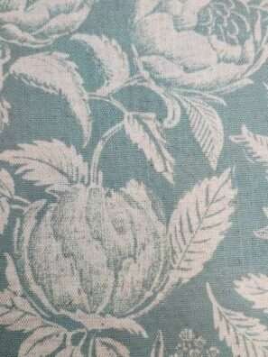 "Stylish printed cushion fabric that complements both traditional and contemporary interior designs."