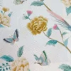 "Stylish printed cushion fabric that complements both traditional and contemporary interior designs."