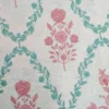 "Stylish printed cushion fabric that complements both traditional and contemporary interior designs."