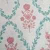 "Stylish printed cushion fabric that complements both traditional and contemporary interior designs."