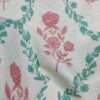 "Stylish printed cushion fabric that complements both traditional and contemporary interior designs."