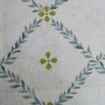 "Stylish printed cushion fabric that complements both traditional and contemporary interior designs."