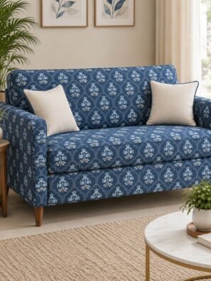"Designer upholstery fabric with unique patterns to elevate the look of your furniture."