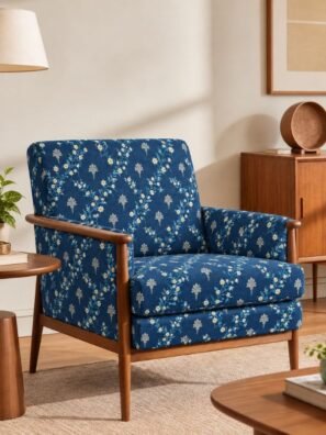 "Designer upholstery fabric with unique patterns to elevate the look of your furniture."