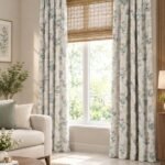 "Stylish printed cushion fabric that complements both traditional and contemporary interior designs."