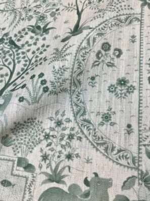 "Designer upholstery fabric with unique patterns to elevate the look of your furniture."