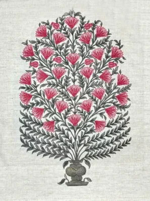 "Luxury curtain and cushion fabric in rich textures, adding warmth and style to your home."
