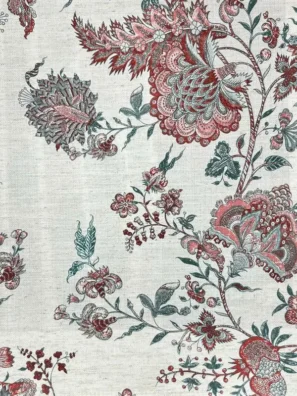"Luxury curtain and cushion fabric in rich textures, adding warmth and style to your home."