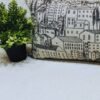 . "Luxury curtain fabric in rich, textured design – perfect for elegant home décor."