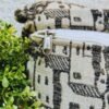 . "Luxury curtain fabric in rich, textured design – perfect for elegant home décor."