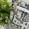 . "Luxury curtain fabric in rich, textured design – perfect for elegant home décor."