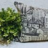 . "Luxury curtain fabric in rich, textured design – perfect for elegant home décor."